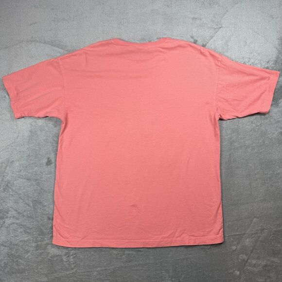 Johnny Was Shirt Women’s OS Orange Cotton Crew Short Sleeve Embroidered Boho - Picture 3 of 10